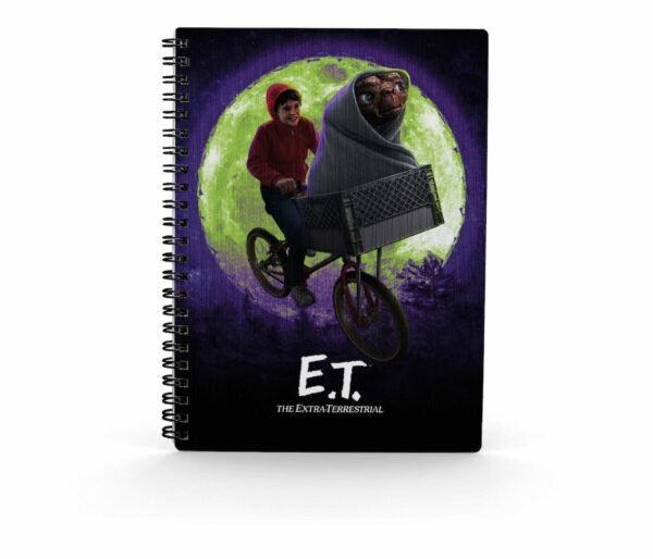 Libreta efecto 3d bici elliot e.t.