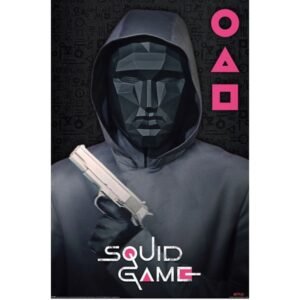 Poster el juego del calamar supervisor & jefe del juego del calamar